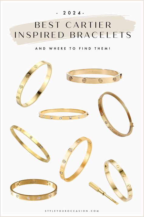 cartier love bracelet dupes|cartier love bracelet lookalikes.